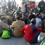 میٹرو بس کے ملازمین کا تنخواہوں کی عدم ادائیگی کیخلاف دوسرے روز بھی احتجاج