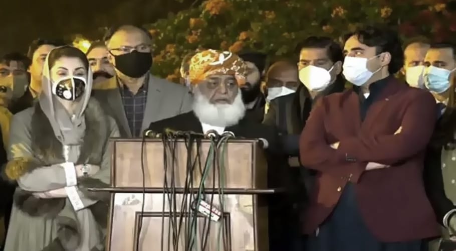 پی ڈی ایم کی حکومت کو 31جنوری تک مستعفی ہونے کی مہلت، لانگ مارچ کی تیاریاں شروع