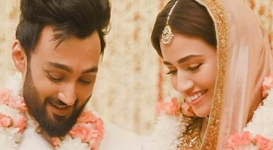 اداکارہ ثناء جاوید کی منفرد انداز میں شریکِ حیات عمیر جیسوال کو سالگرہ کی مبارکباد