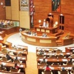 Government and opposition members clash in Sindh Assembly
