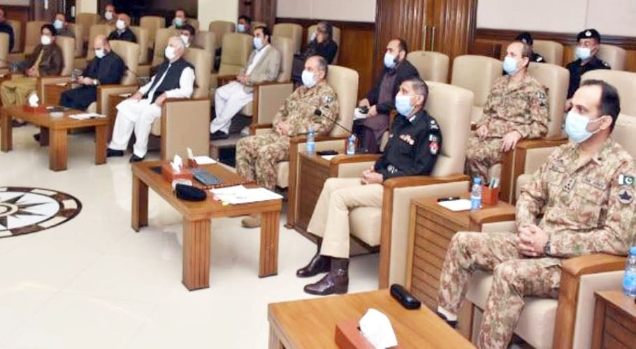 خیبرپختونخوا،صوبائی ٹاسک فورس کاکورونا سے متعلق اجلاس،آئی ایس پی آر