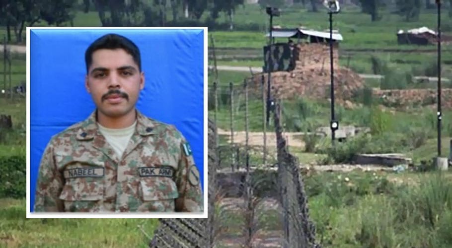 بھارتی فوج کی ایل اوسی پربلا اشتعال فائرنگ، 28 سالہ سپاہی شہید