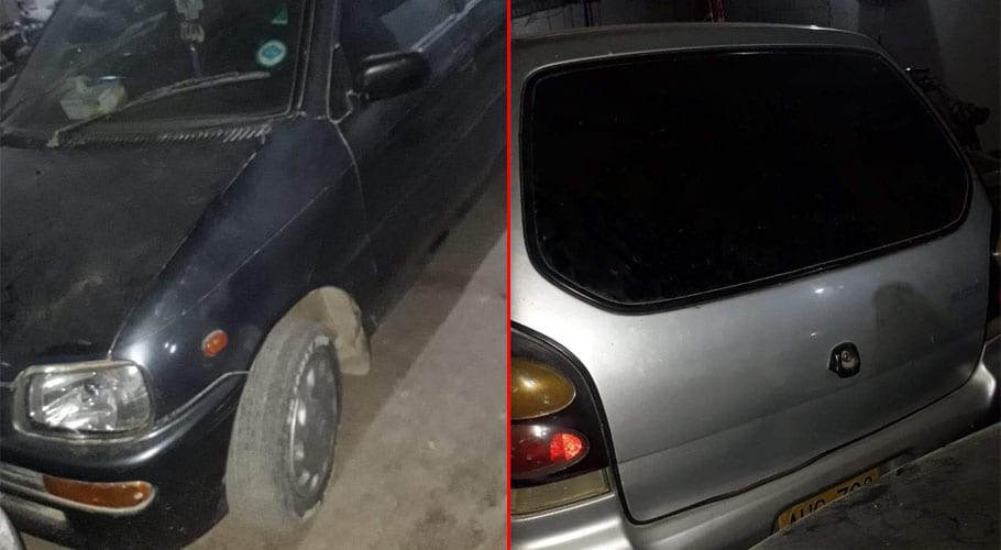 3 vehicles recovered from Karachi University