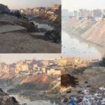 آر ایم سی کی غفلت، ٹھیکیداروں نےنالہ لئی کےاطراف ملبےکےپہاڑ کھڑے کردیئے