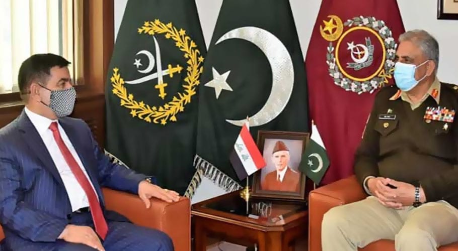 پاکستان عراق کے ساتھ اپنے برادرانہ تعلقات کو بڑی اہمیت دیتا ہے: آرمی چیف