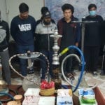 شہر میں شیشہ کیفے ناسور کی صورت اختیار کر گیا،9ملزمان زیر حراست