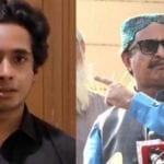 حلیم عادل شیخ پرپی پی پی کے غنڈوں نے جیے بھٹو کے نعرے لگاکرحملہ کیا۔بیٹے کا بیان