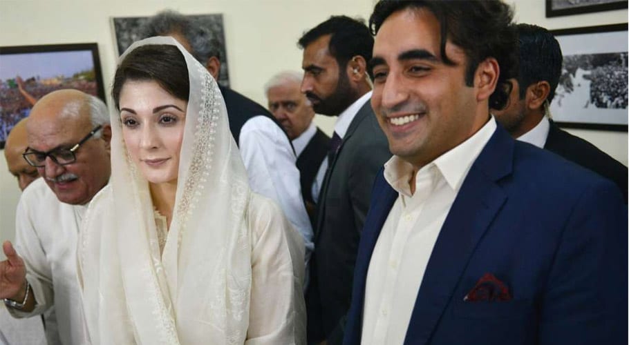 سینیٹ انتخابات پرحکمتِ عملی تشکیل دینے کیلئے بلاول اور مریم نوازکی ملاقات آج ہوگی