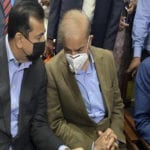 Gillani meets Shahbaz Sharif in NAB court