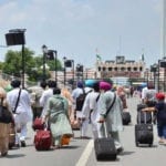 Sikh pilgrims