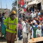 اورنگی ٹاؤن میں انسداد تجاوزات آپریشن کے دوران علاقہ میدان جنگ بن گیا