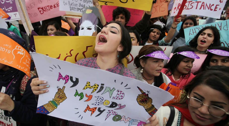 خواتین کے عالمی دن کے موقع ملک کے مختلف شہروں میں ریلیوں کا انعقاد