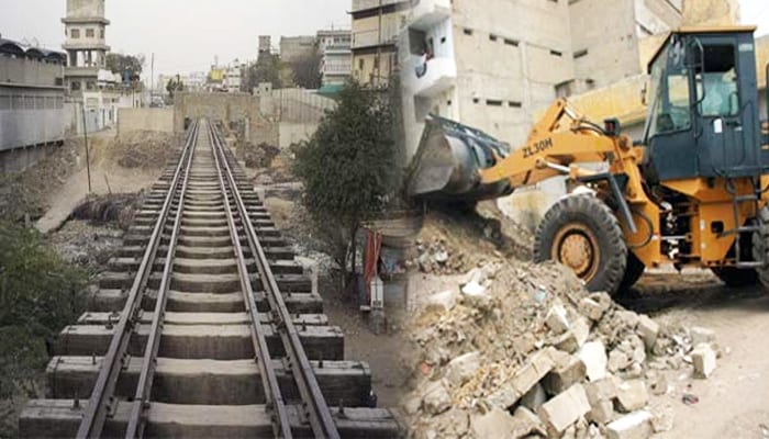 سرکلر ریلوے کی تیسرے مرحلے میں حائل تجاوزات کے خلاف آپریشن کی تیاریاں شروع