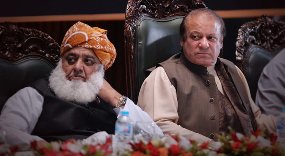 فضل الرحمان کانوازشریف سے رابطہ، مریم نواز اور زرداری کی تلخ گفتگو پر تبادلۂ خیال