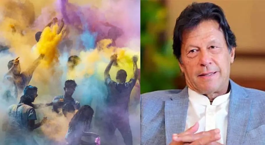 ہولی کا رنگارنگ مذہبی تہوار، وزیرِ اعظم عمران خان کی ہندو برادری کو مبارکباد