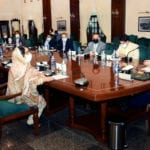 Sindh Chief Minister Syed Murad Ali Shah presides over a meeting to review development portfolio of health department at CM House.