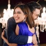 Saboor Aly hugging male best friend