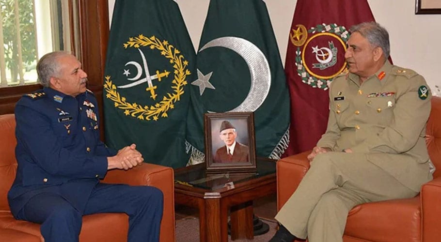 آرمی چیف کی آپریشن سوئفٹ ریٹارٹ میں پاک فضائیہ کے سربراہ کی صلاحیتوں کی تعریف