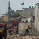 لاہور میں گیس دھماکے سے عمارت تباہ، 4 بچے جاں بحق، 12افراد زخمی