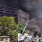 لاہور، فیروز پور روڈ پر برقی آلات تیار کرنے والی نجی فیکٹری میں آگ لگ گئی