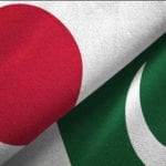 Flag of Japan and Pakistan