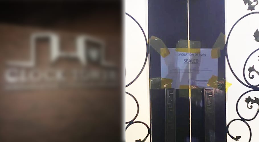 ایس او پیز کی خلاف ورزی کرنے پرسی ویو پر موجودریسٹورنٹ سیل کردیاگیا