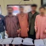 ملیرپولیس کا منشیات کے خلاف کریک ڈاؤن، 10 کلو سے زائد چرس برآمد، 6ملزمان گرفتار