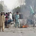 Karachi protest