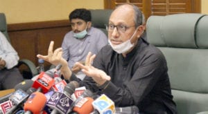 saeed ghani press conference in karachi