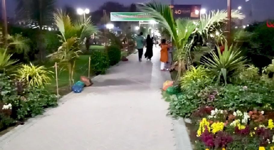 شہرقائد کا خوبصورتی میں اول آنے والا لانڈھی کا ماڈل پارک، عوامی توجہ کا مرکز