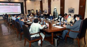 CM Murad Ali Shah presides over a Provincial Task Force meeting on Coronavirus
