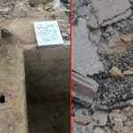 Gravediggers started removing the remains and selling the graves