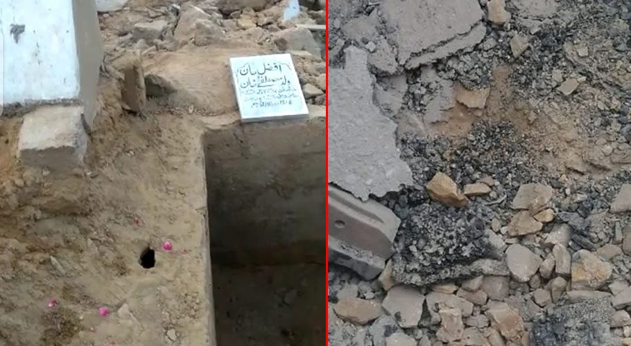Gravediggers started removing the remains and selling the graves