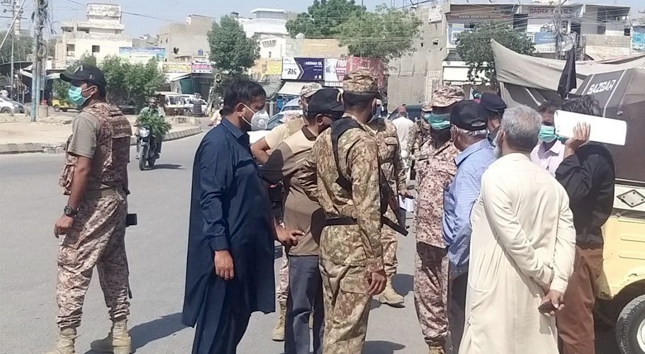 کراچی: کورونا ایس او پیز پر عملدرآمد کرانے کیلئے پاک فوج نے ذمہ داریاں سنبھال لیں