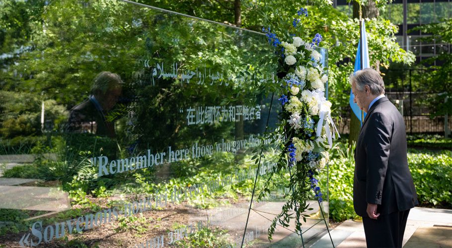 Two Pakistani peacekeepers among 129 honoured with UN medals posthumously