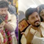 indian couple tied the knot on-board a chartered flight