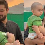 اداکار حمزہ علی عباسی اور ان کے صاحبزادے کی تصاویر کے سوشل میڈیا پر چرچے