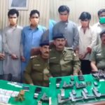قصور پولیس کی کارروائی، ڈکیت گینگ کے 7 کارندے گرفتار، جدید اسلحہ برآمد