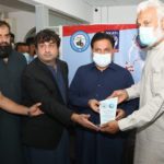Minister Industries Sindh visits Capt. A Moiz Khan Vaccination Centre