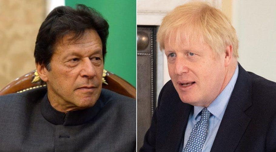 وزیراعظم عمران خان کابرطانوی ہم منصب بورس جانسن سے ٹیلی فونک رابطہ