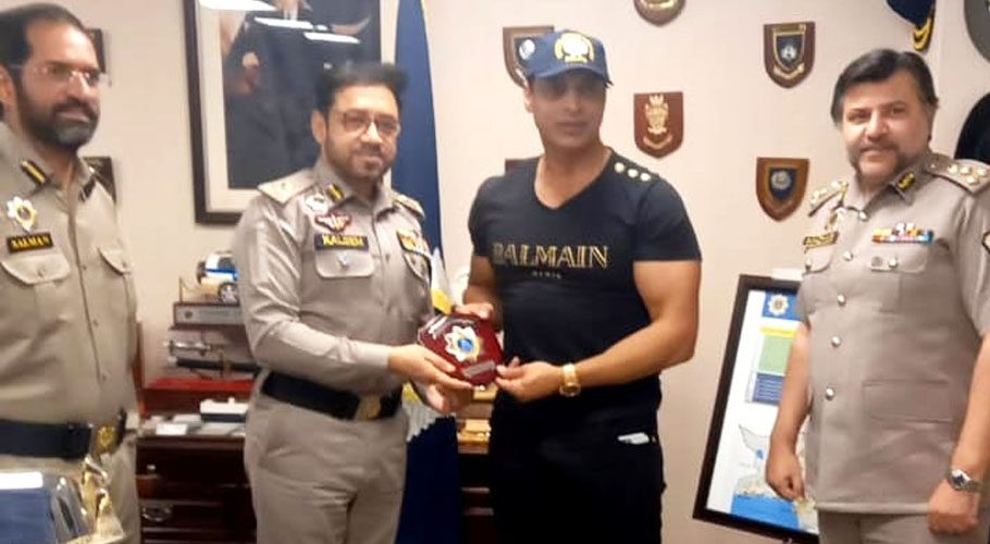 شعیب اخترکو پاکستان موٹر وے پولیس کا سفیر مقرر کردیا گیا