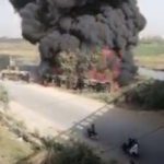 اسلام آباد میں 2 آئل ٹینکرز کے تصادم سے بڑے پیمانے پر آتشزدگی، ہلاکتوں کا خدشہ
