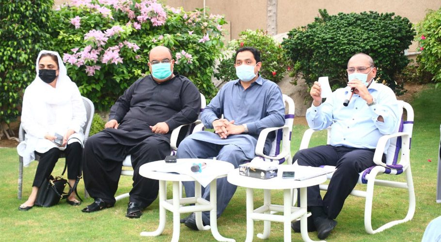 آفتاب صدیقی اور خرم شیر زمان کی کنٹونمنٹ بورڈ الیکشن کے امیدواروں سے ملاقات