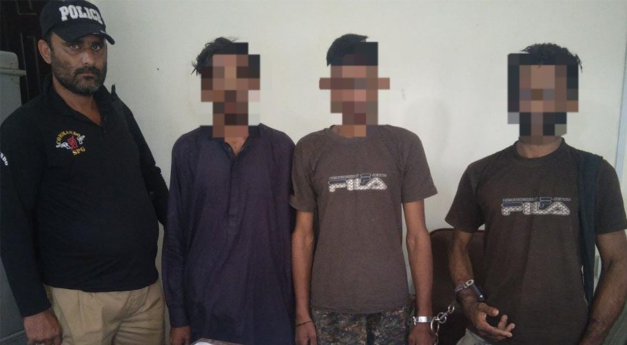 کراچی، شاہ لطیف ٹاؤن سے اسٹریٹ کرائمز، چوری اور ڈکیتی میں ملوث 3 ملزمان گرفتار