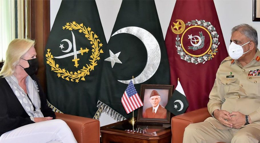 آرمی چیف سے امریکی ناظم الامور کی ملاقات، علاقائی صورتحال پر تبادلہ خیال