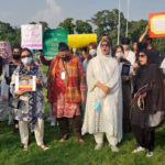 اسلام آباد:سول سوسائٹی کا مینار پاکستان واقعے کے خلاف احتجاجی مظاہرہ