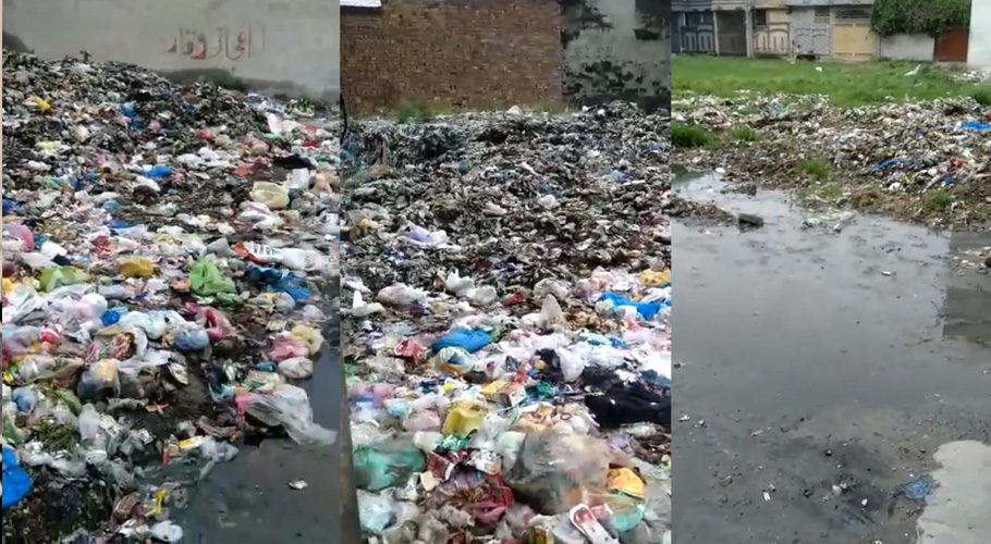 راولپنڈی کنٹونمنٹ بورڈ کے مختلف علاقوں میں گندگی کے ڈھیر ، بیماریاں پھوٹنے لگیں ، شہری سراپا احتجاج