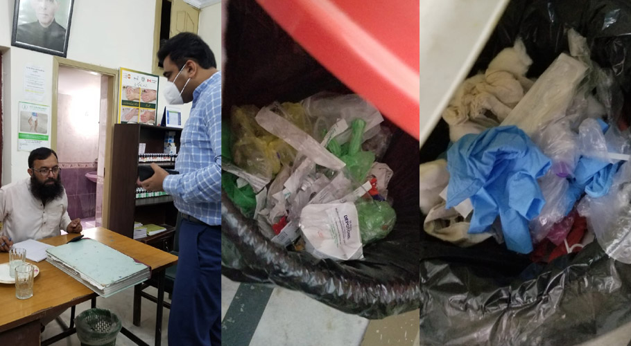 ادارہ برائے تحفظ ماحولیات کا سرکاری اسپتال میں چھاپہ، انچارج اور عملے نے مبینہ تشدد کا نشانہ بناڈالا