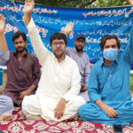 اسلام آباد، نوکریوں سے برطرف کئے گئے سب انجینئرز سراپا احتجاج