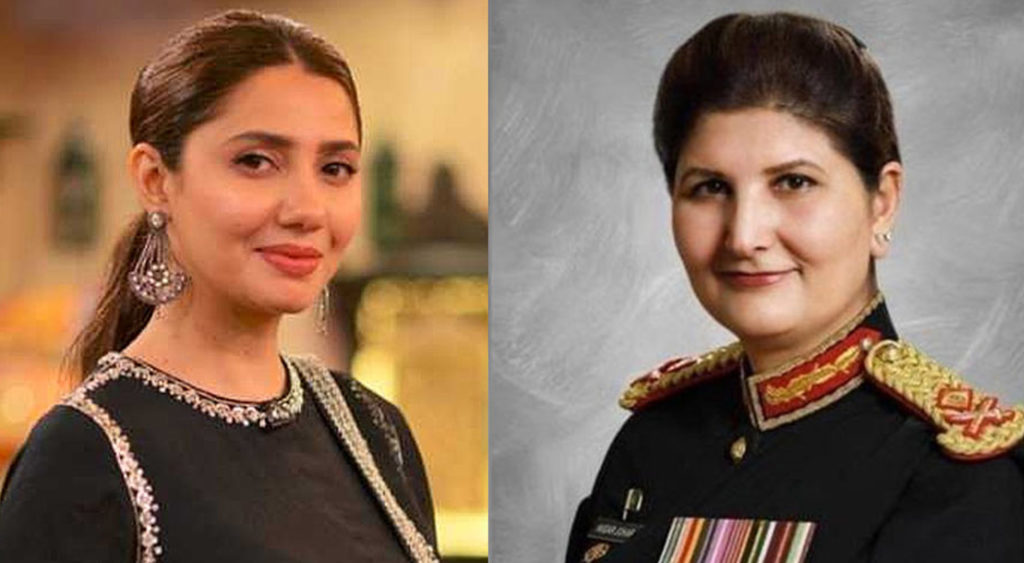 ماہرہ خان نئی ٹیلی فلم میں لیفٹیننٹ جنرل نگار جوہر کا کردار ادا کریں گی